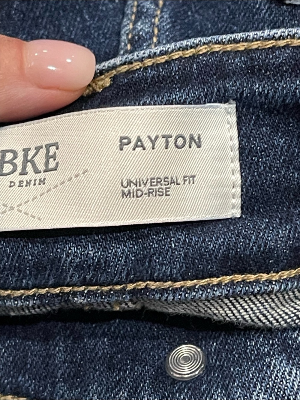 BKE Payton Mid-rise universal fit Bootcut Capri Jeans Women size 32x24 - Picture 8 of 8